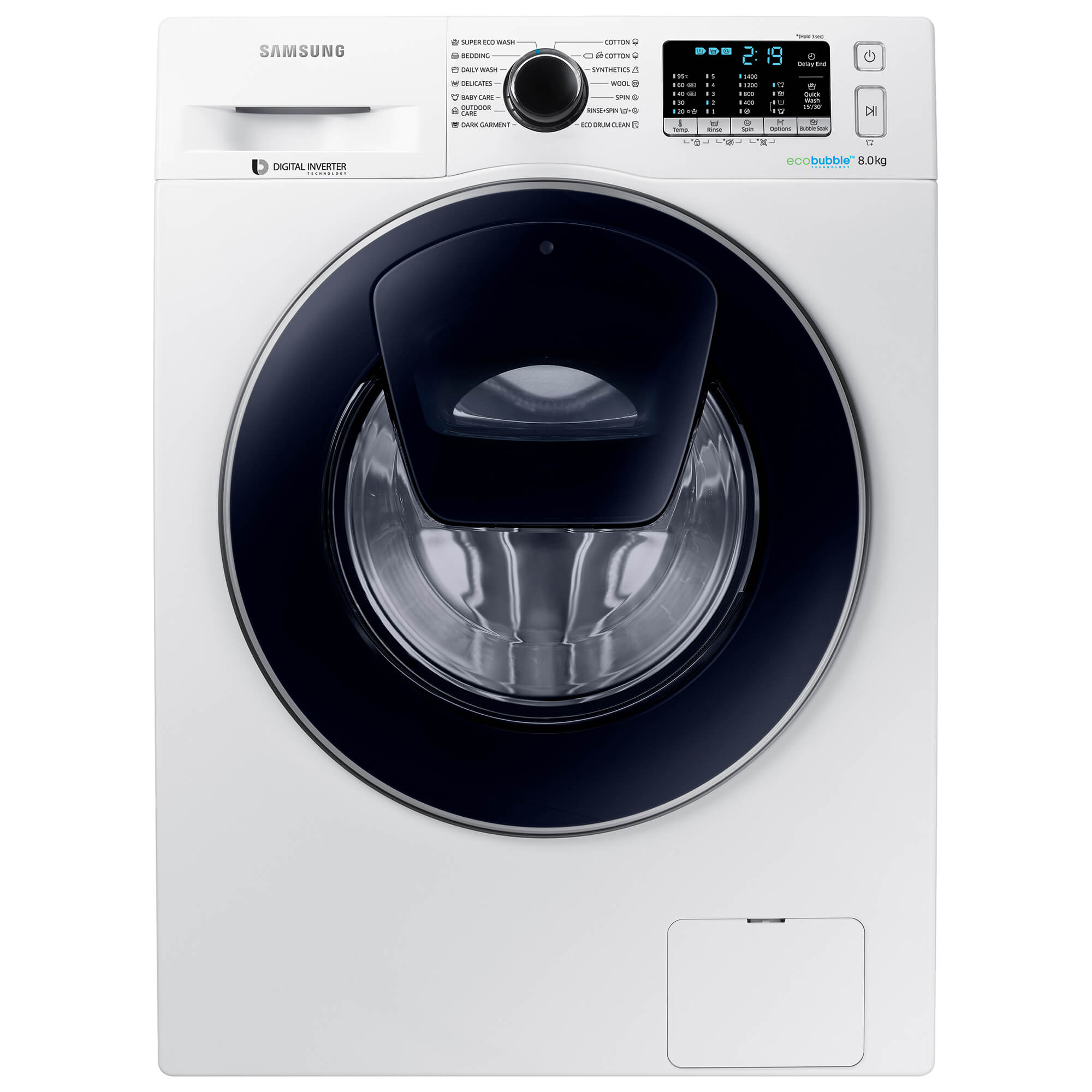 Masina de spalat rufe Samsung WW70K5410UW, 1400 rpm, 7 kg, Clasa A+++