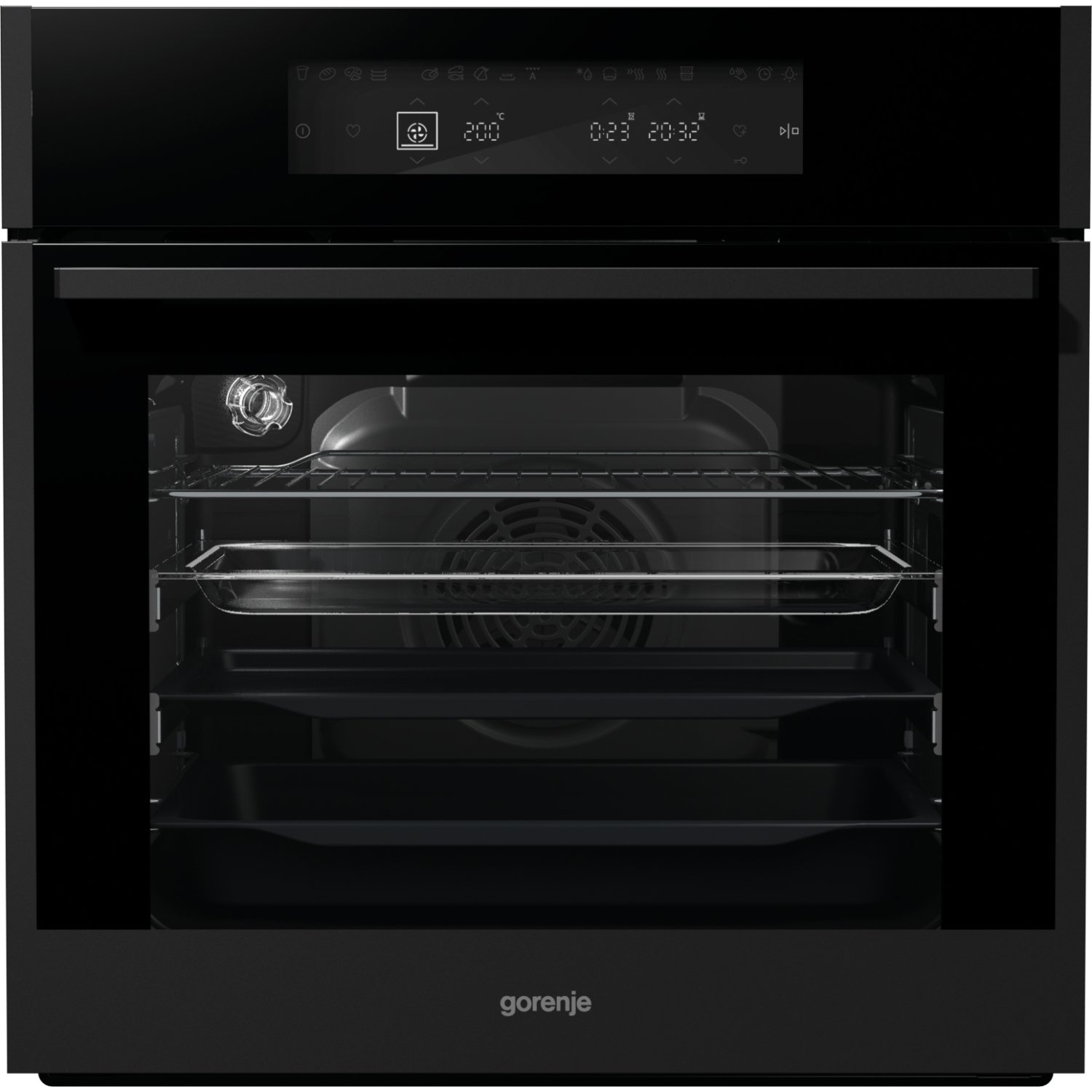 Cuptor incorporabil Gorenje BO658A31BG, Electric, 67 l, Clasa A+, Grill, Negru