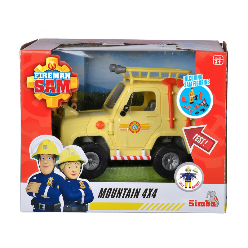 Jeep de salvare cu figurina - Pompierul Sam