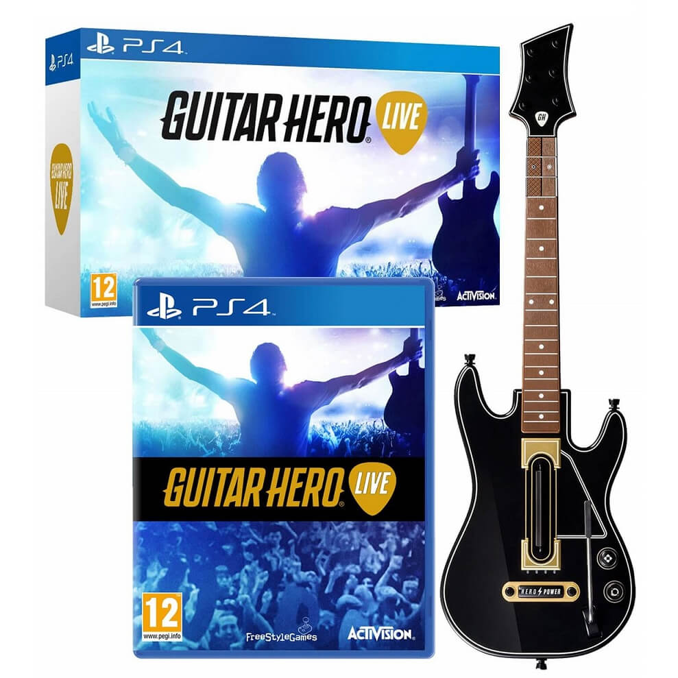 Joc PS4 Bundle: Guitar Hero Live + Chitara