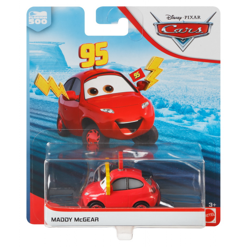 Masinuta metalica Cars3 - Personajul Maddy McGear