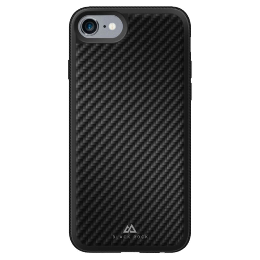 Capac de protectie Black Rock Material 180029 pentru iPhone 7, Carbon