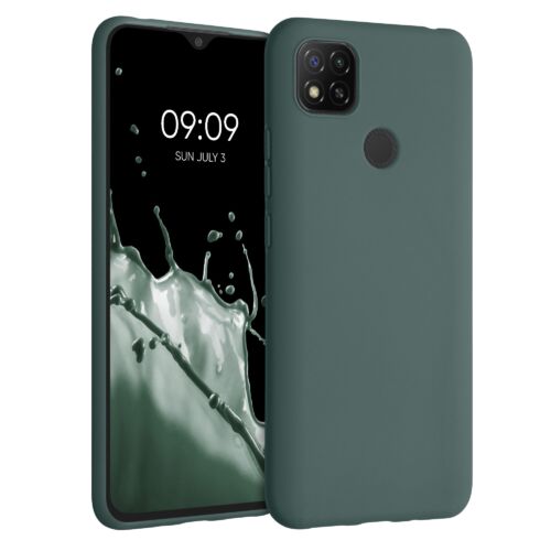 Husa pentru Xiaomi Redmi 9C, Silicon, Verde, 52850.171, Kwmobile