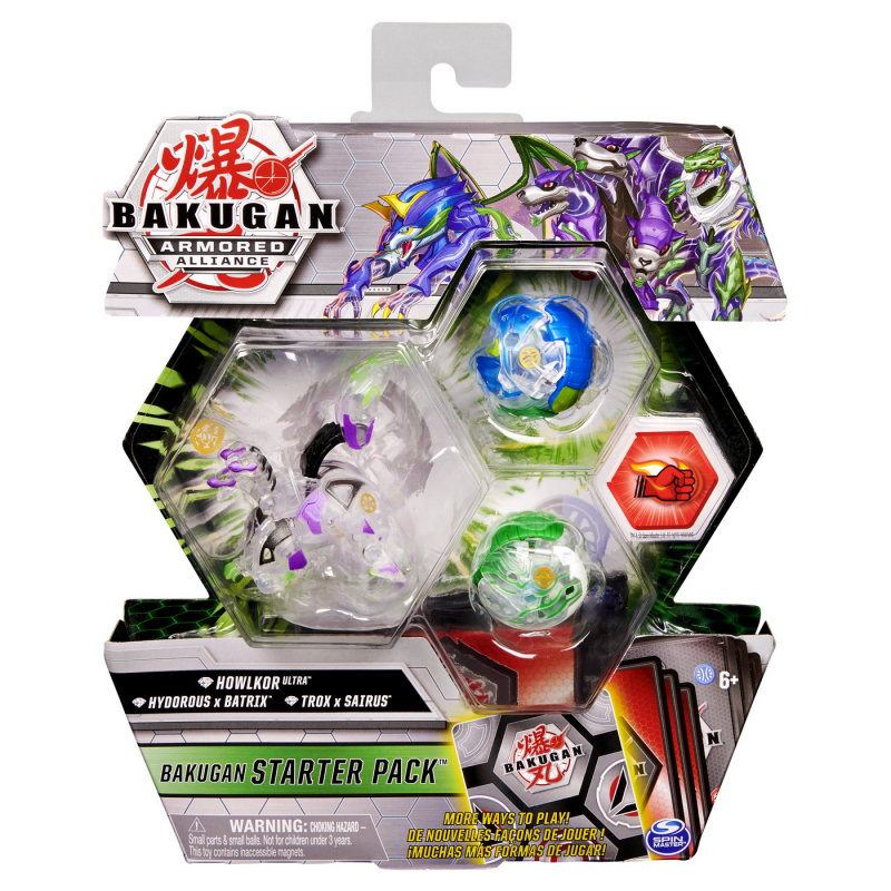 Bakugan s2 pachet de start Trox Hydorous si Howlkor Ultra