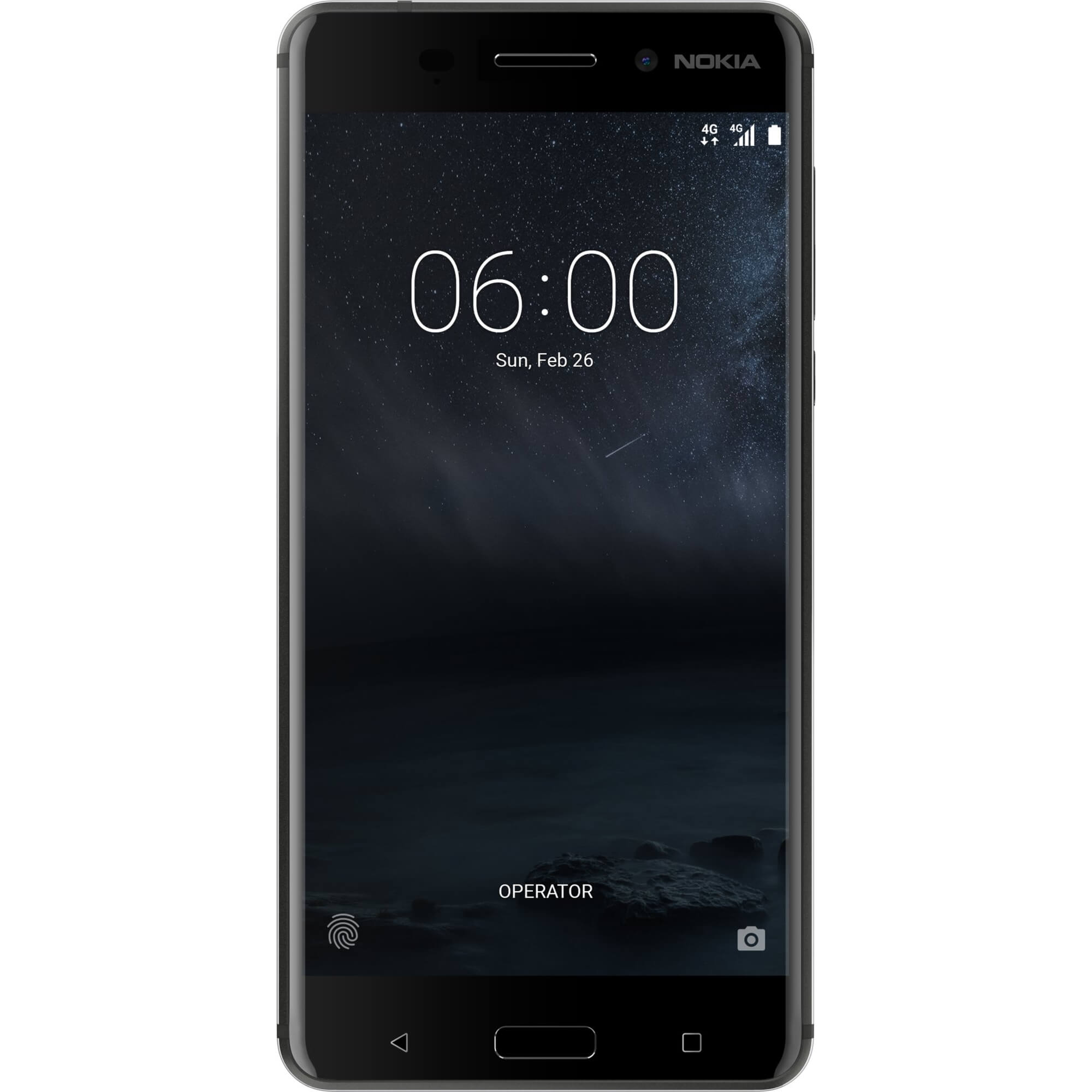 Telefon mobil Nokia 6, 32GB, Dual SIM, Negru