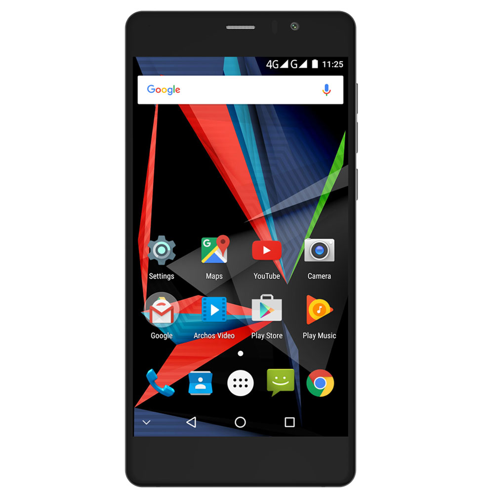 Telefon mobil Archos 55 Diamond Selfie, 64GB, 4GB, Dual SIM, Negru