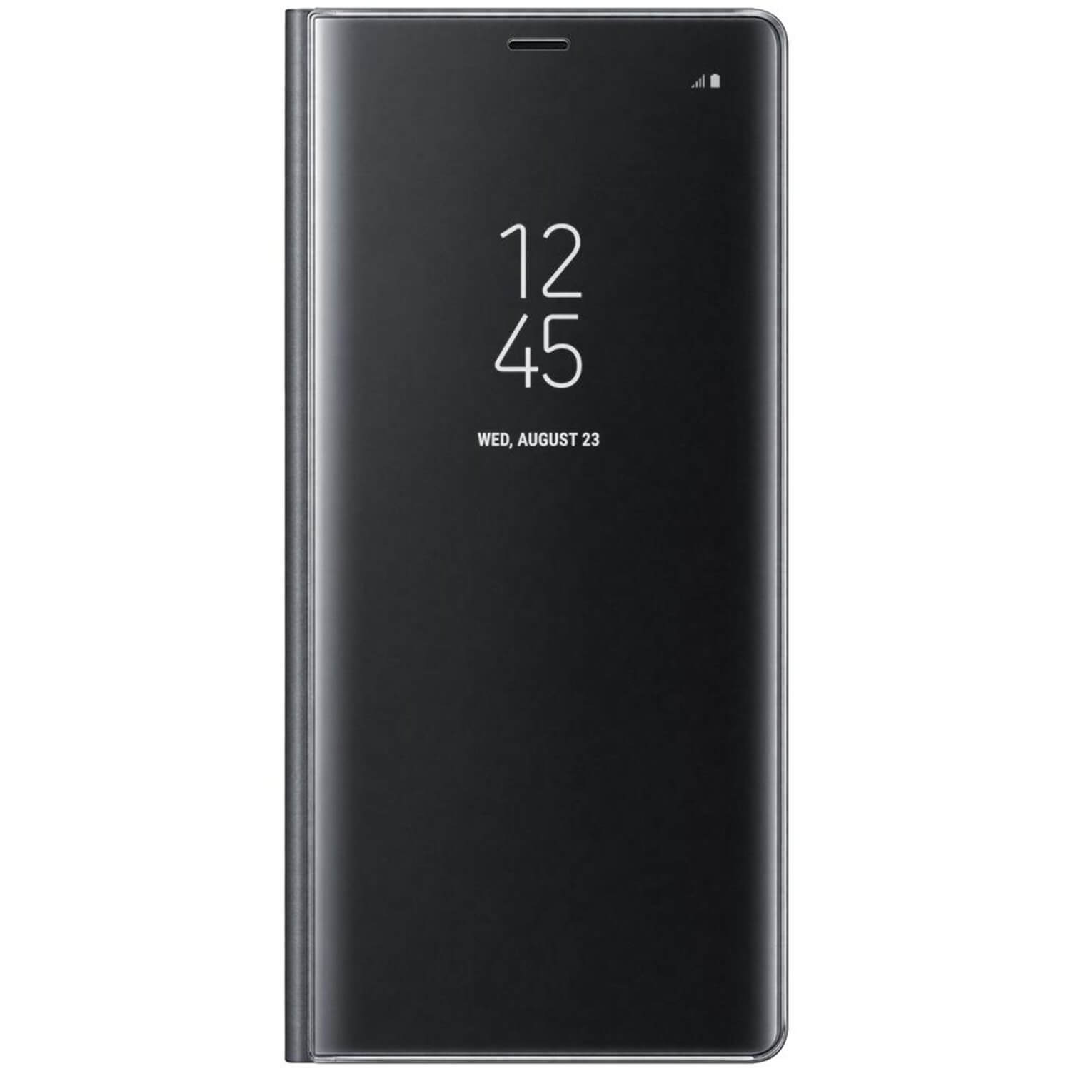 Husa Clear View Samsung EF-RN950CBEGWW pentru Galaxy Note 8, Negru