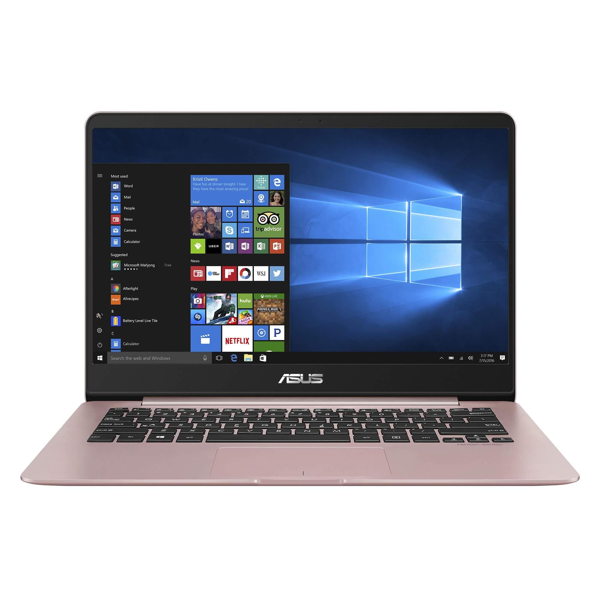 instalare windows 10 pe laptop asus nou Laptop Asus ZenBook UX430UQ-GV008T, Intel Core i5-7200U, 8GB DDR4, SSD 256GB, nVidia GeForce 940MX 2GB, Windows 10