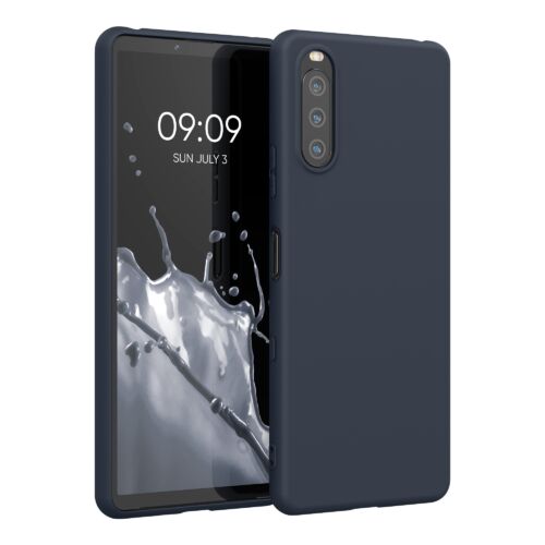 Husa pentru Sony Xperia 10 III, Silicon, Albastru, 54754.186, Kwmobile