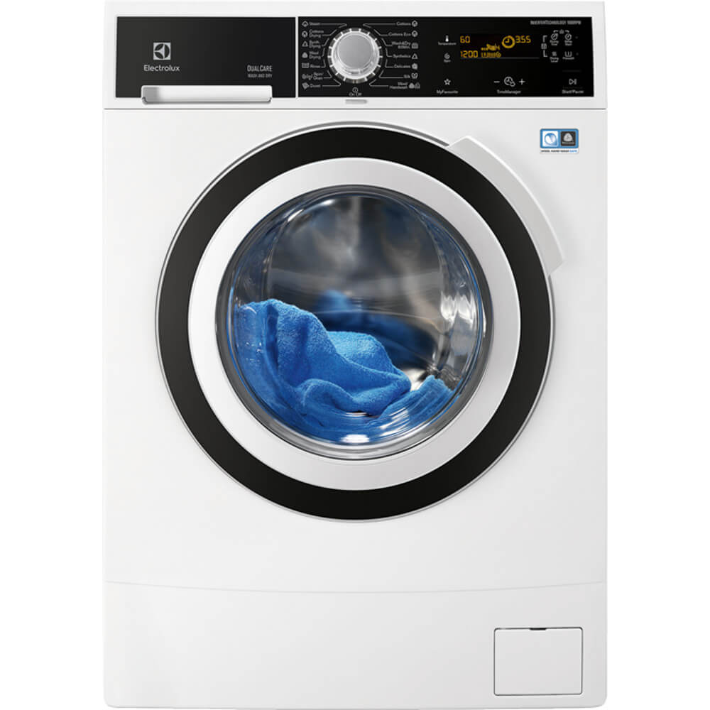 Masina de spalat rufe cu uscator Electrolux EWW1697BWD, 9 kg, 1600 rpm, Clasa A