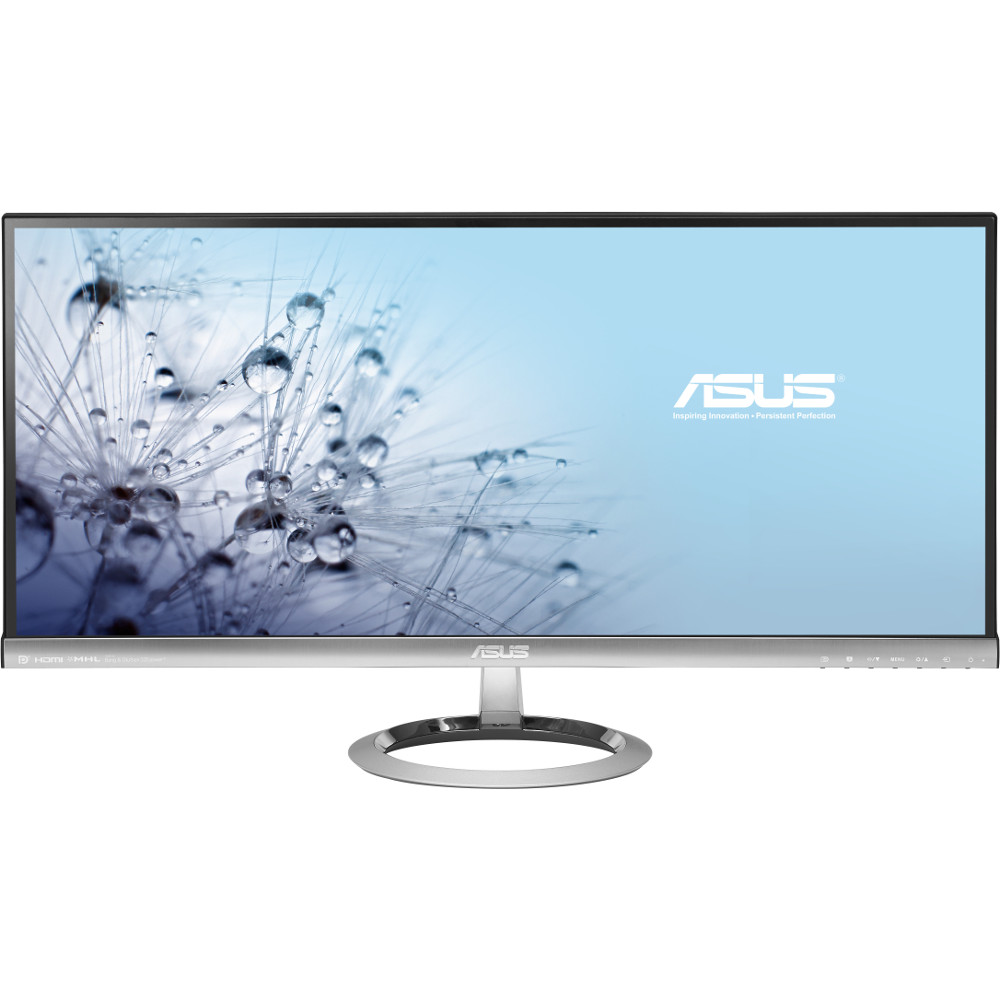 Monitor LED IPS Asus Designo MX299Q, 29", UltraW-FHD (2560 x 1080),&nbsp; Flicker Free, Boxe, Negru/Argintiu