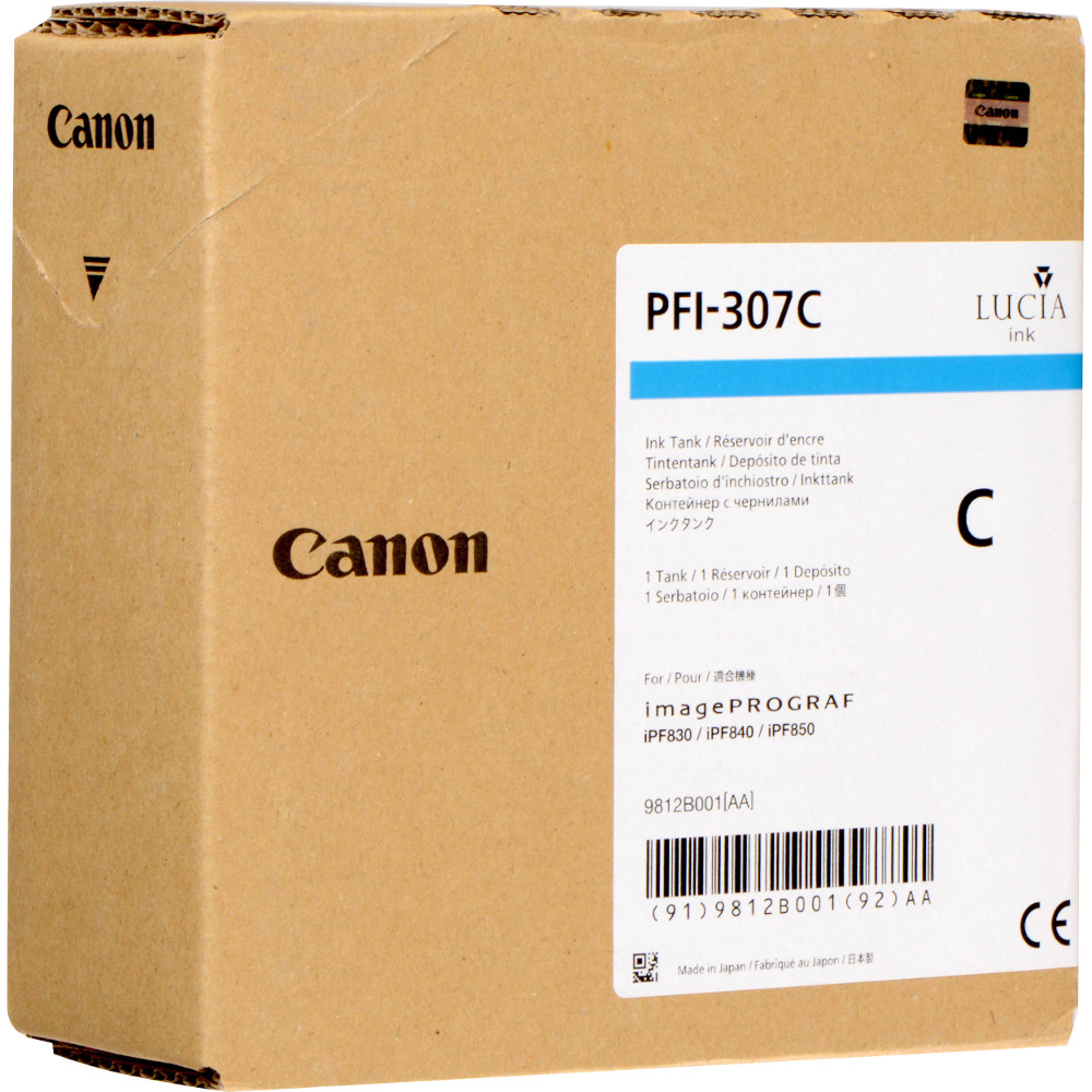 Cartus Canon PFI-307C Cyan