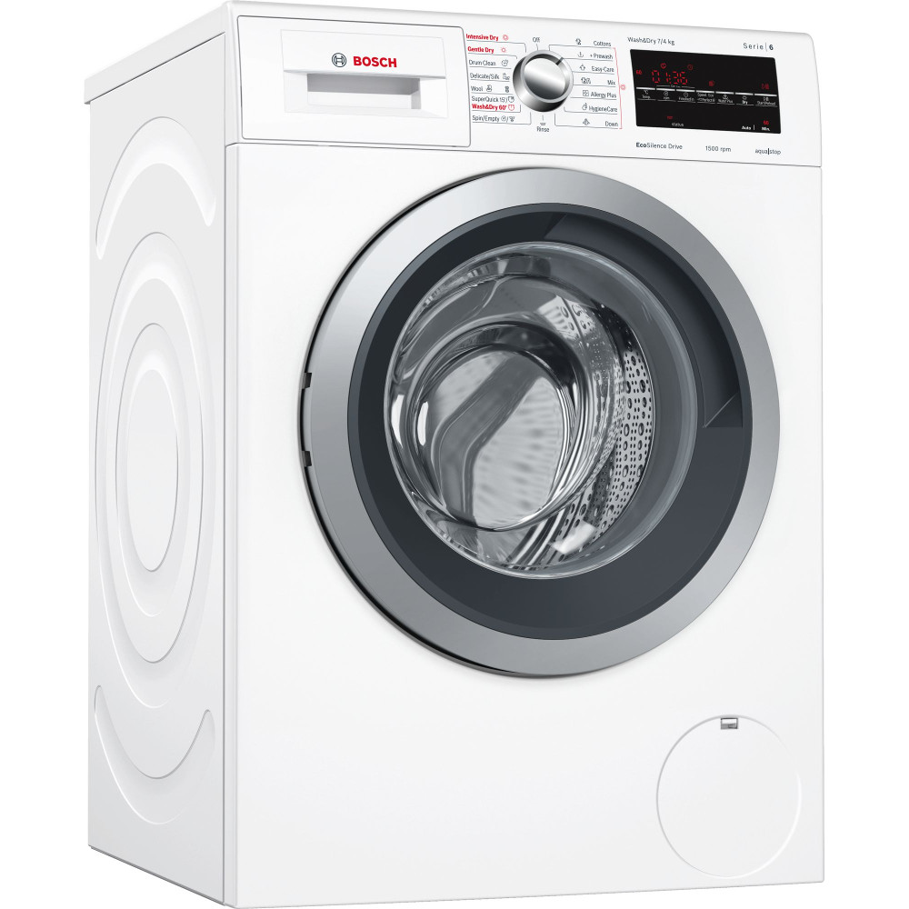 Masina de spalat rufe cu uscator Bosch WVG30442EU, 1500 RPM, 7 kg spalare, 4 kg uscare, Clasa A