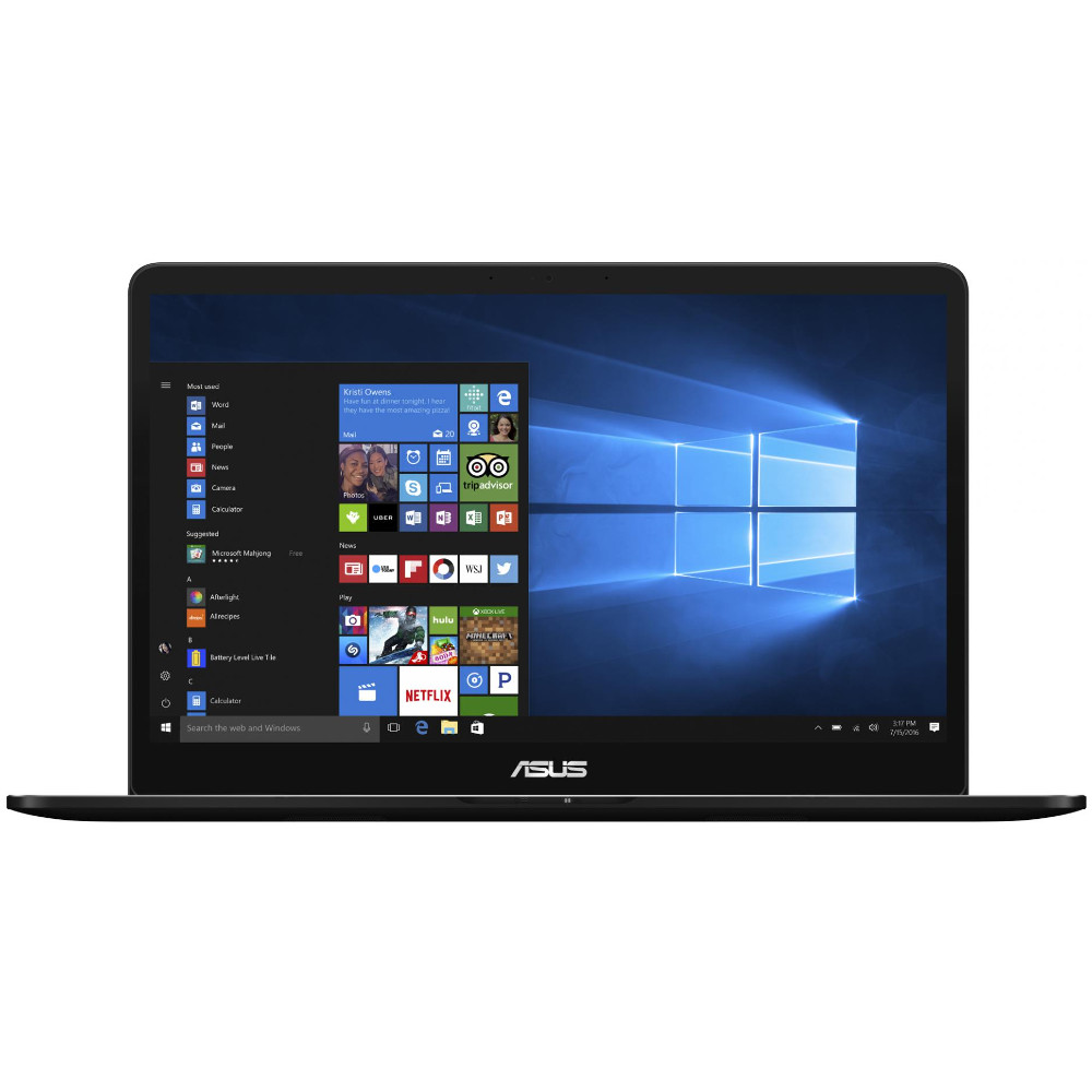 Laptop Asus ZenBook UX550VE-BN015T, Intel Core i7-7700HQ, 8GB DDR4, SSD 256GB, nVidia GeForce GTX 1050Ti 4GB, Windows 10 Home