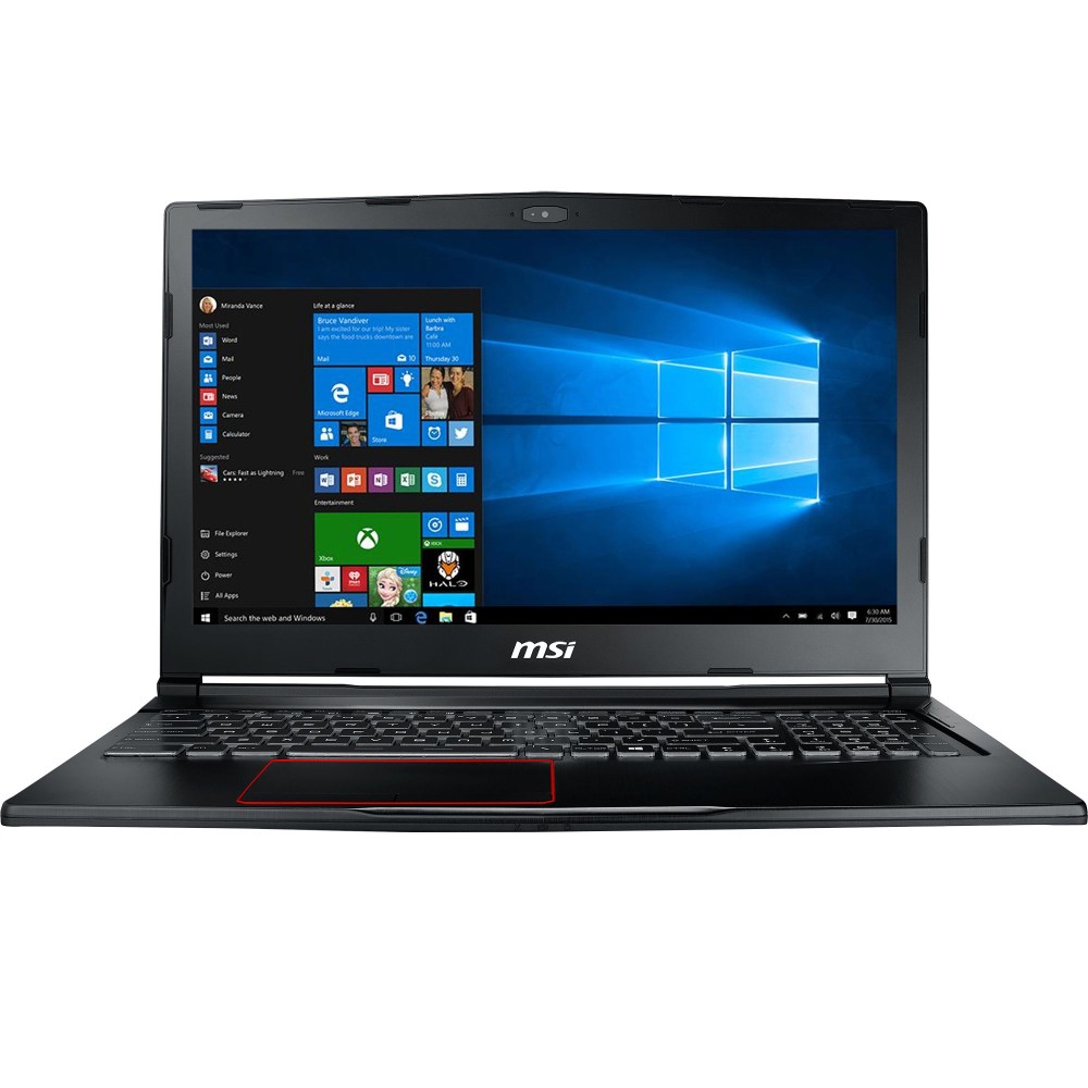 Laptop Gaming MSI GL63VR 7RE, Intel Core i7-7700HQ, 16GB DDR4, HDD 1TB + SSD 256GB, nVidia GeForce GTX 1060 6GB, Windows 10 Home