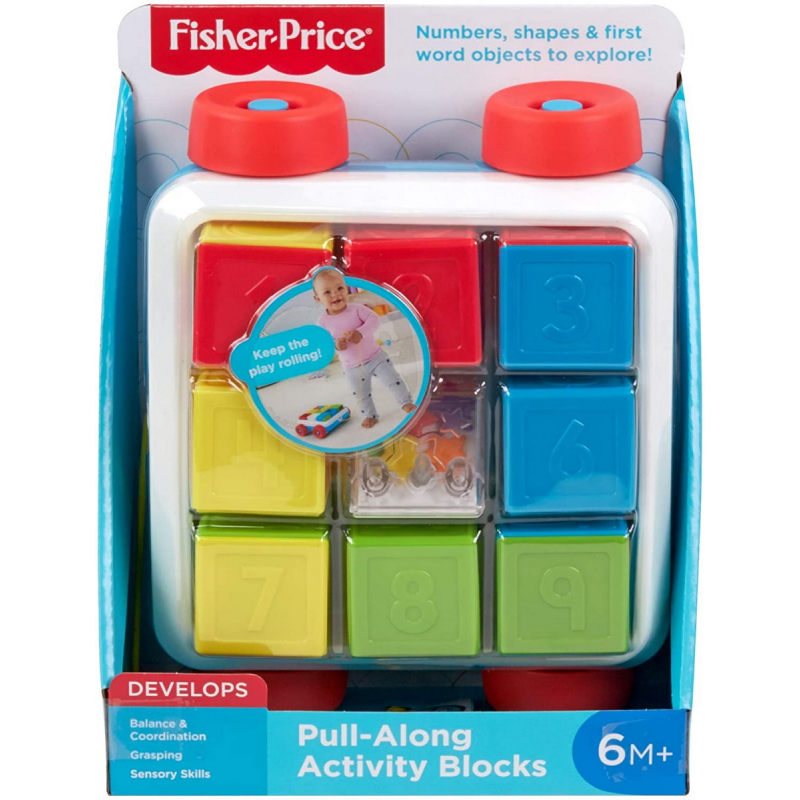 Fisher Price cuburi cu activitati si roti