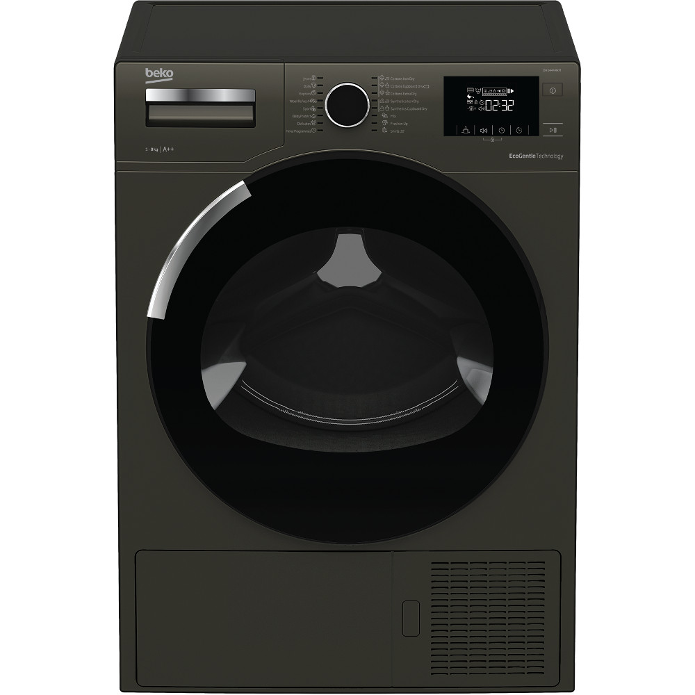 mașina de spălat rufe beko 8 kg Uscator de rufe Beko DH8444RXM, Pompa de caldura, 8 kg, Clasa A++