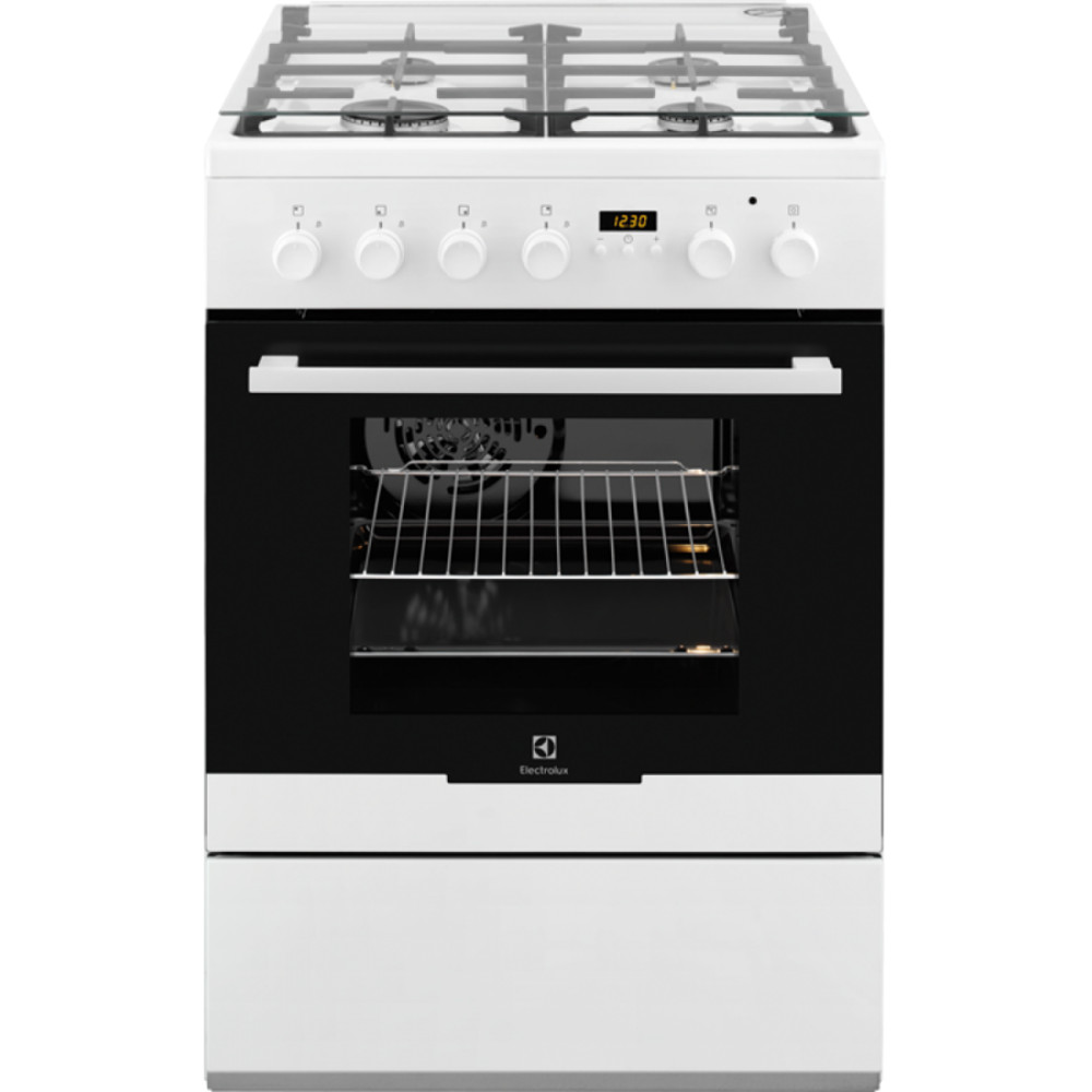 Aragaz Electrolux EKK64582OW, Grill, Cuptor electric, Clasa A