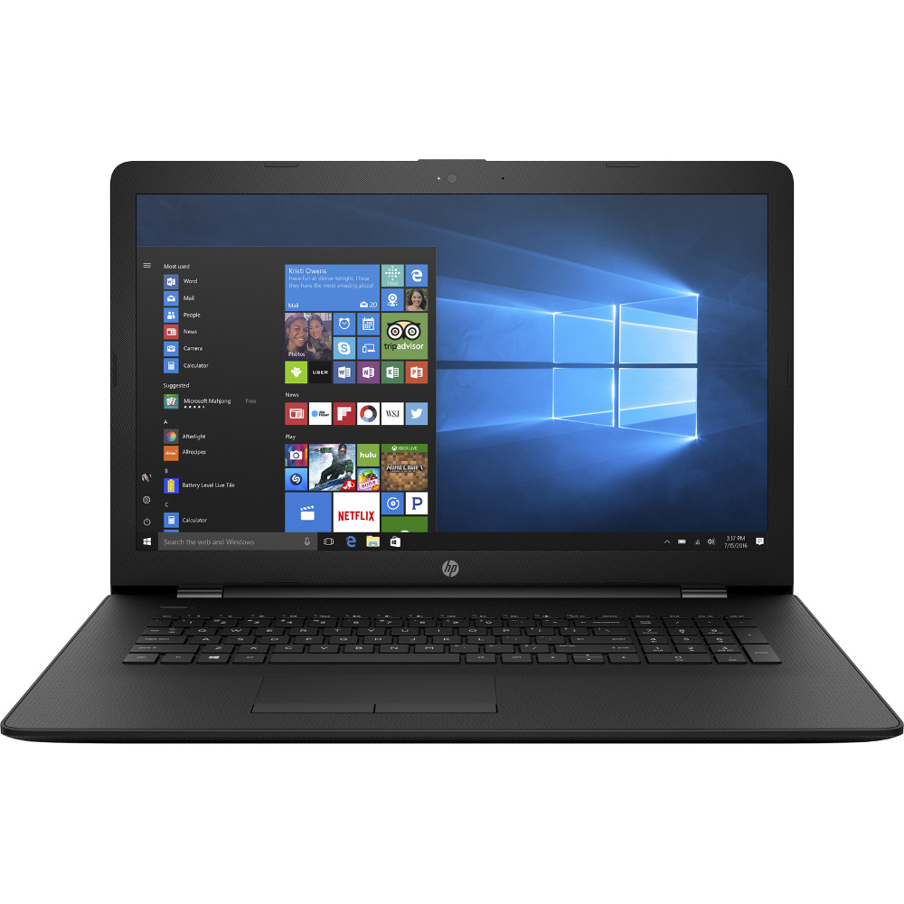 Laptop HP 17-bs001nq, Intel Core i5-7200U, 6GB DDR4, HDD 2TB, AMD Radeon 520 2GB, Windows 10 Home