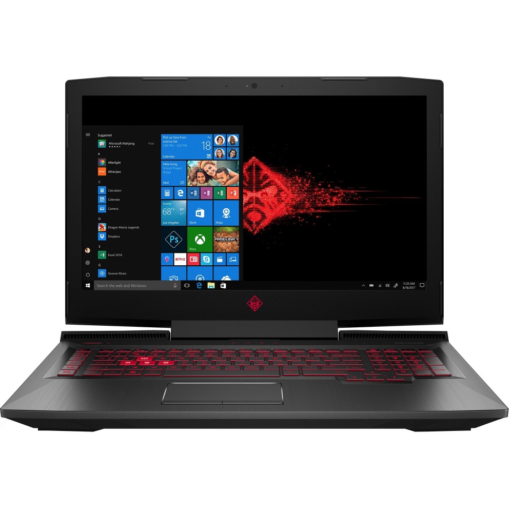 Laptop Gaming HP Omen 17.3, Intel Core i7-7700HQ, 12GB DDR4, HDD 1TB + SSD 128GB, nVidia GeForce GTX 1060 6GB, Windows 10 Home