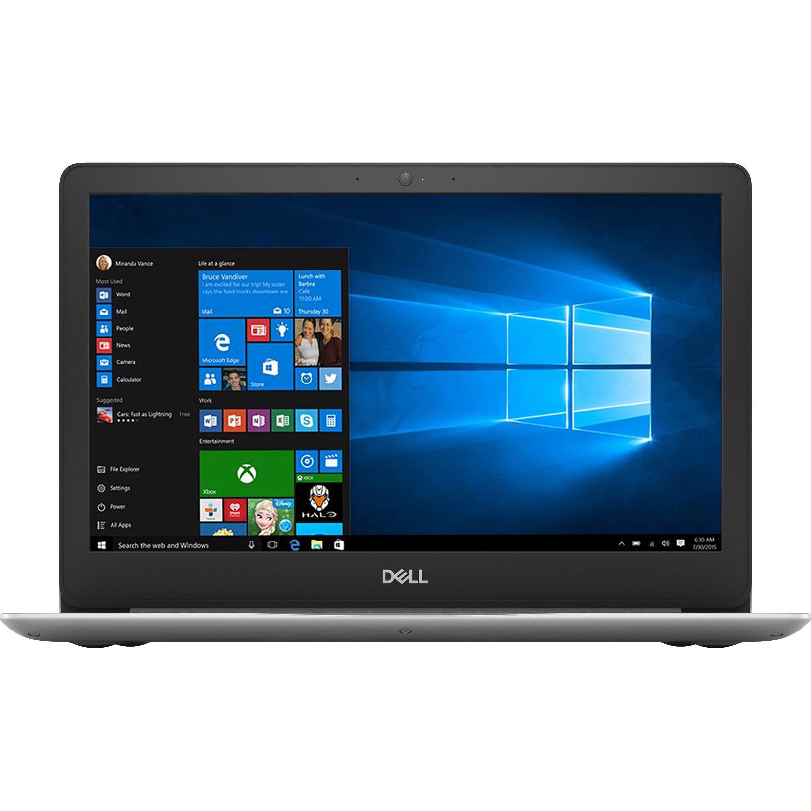 Laptop Dell Inspiron 5370, Intel Core i3-7130U, 4GB DDR4, SSD 128GB, Intel HD Graphics, Windows 10 Pro