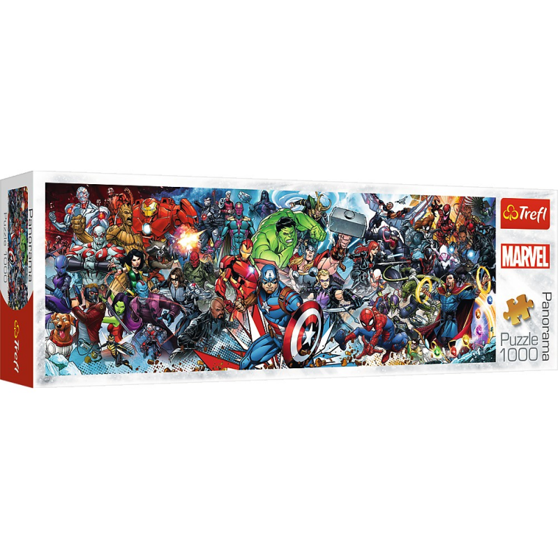 Puzzle Trefl 1000 panorama Disney Marvel universul Avengerss
