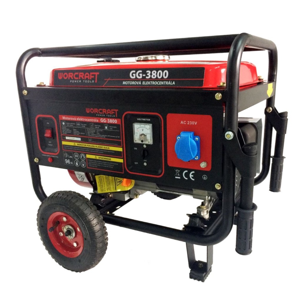 Generator Worcraft GG-3800, WT170F, 3100 W