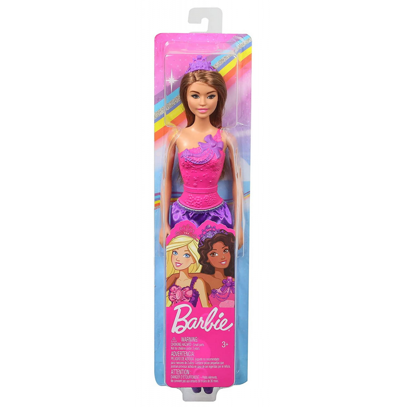 Barbie papusa printesa cu rochita mov