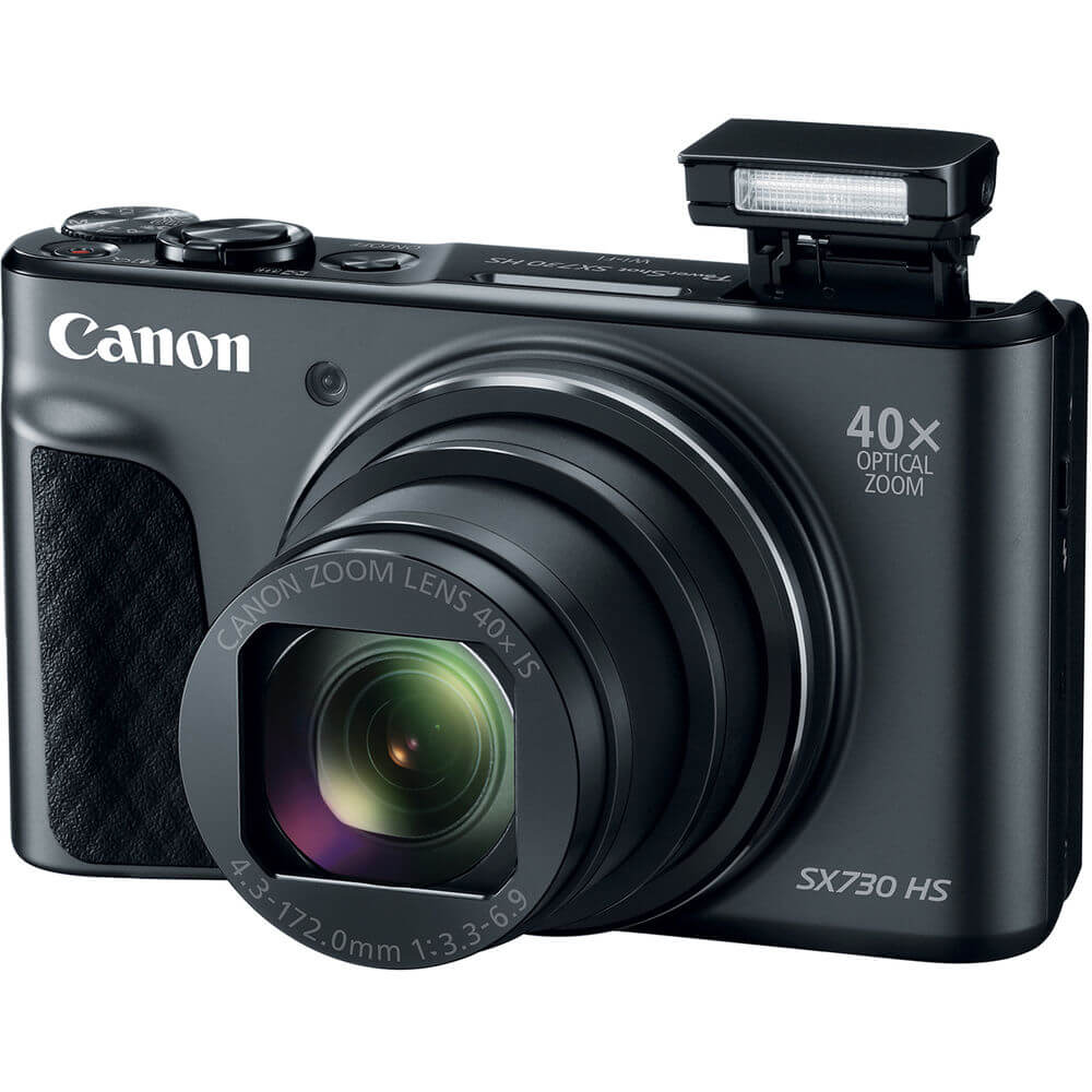 Aparat foto compact Canon PowerShot SX730HS, 20.3 MP, Negru