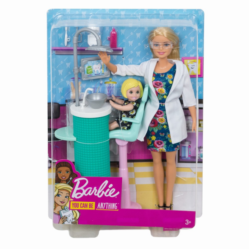 jocuri cu barbie la cumparaturi in mall Barbie cariere set mobilier cu papusa la stomatolog
