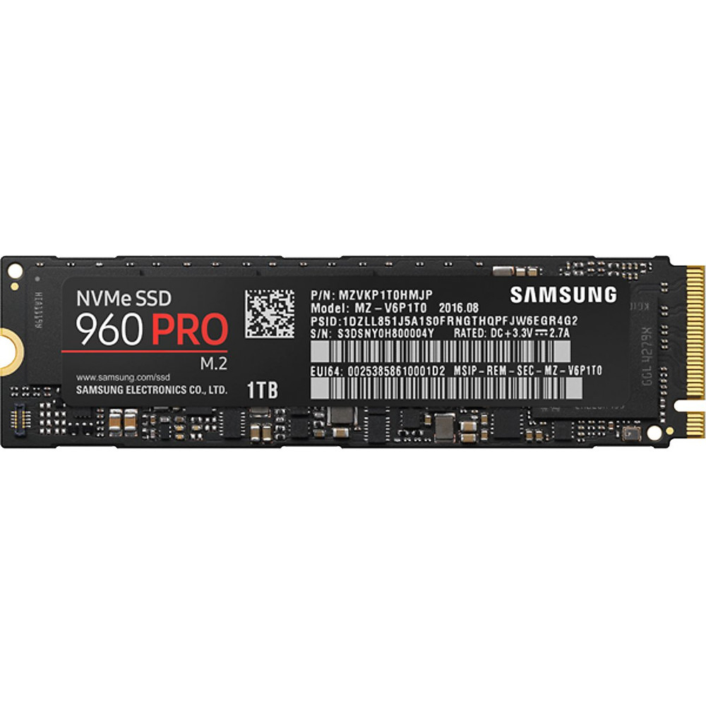 SSD Samsung 960 PRO, 1TB, NVMe M.2, PCIe 3.0 x4