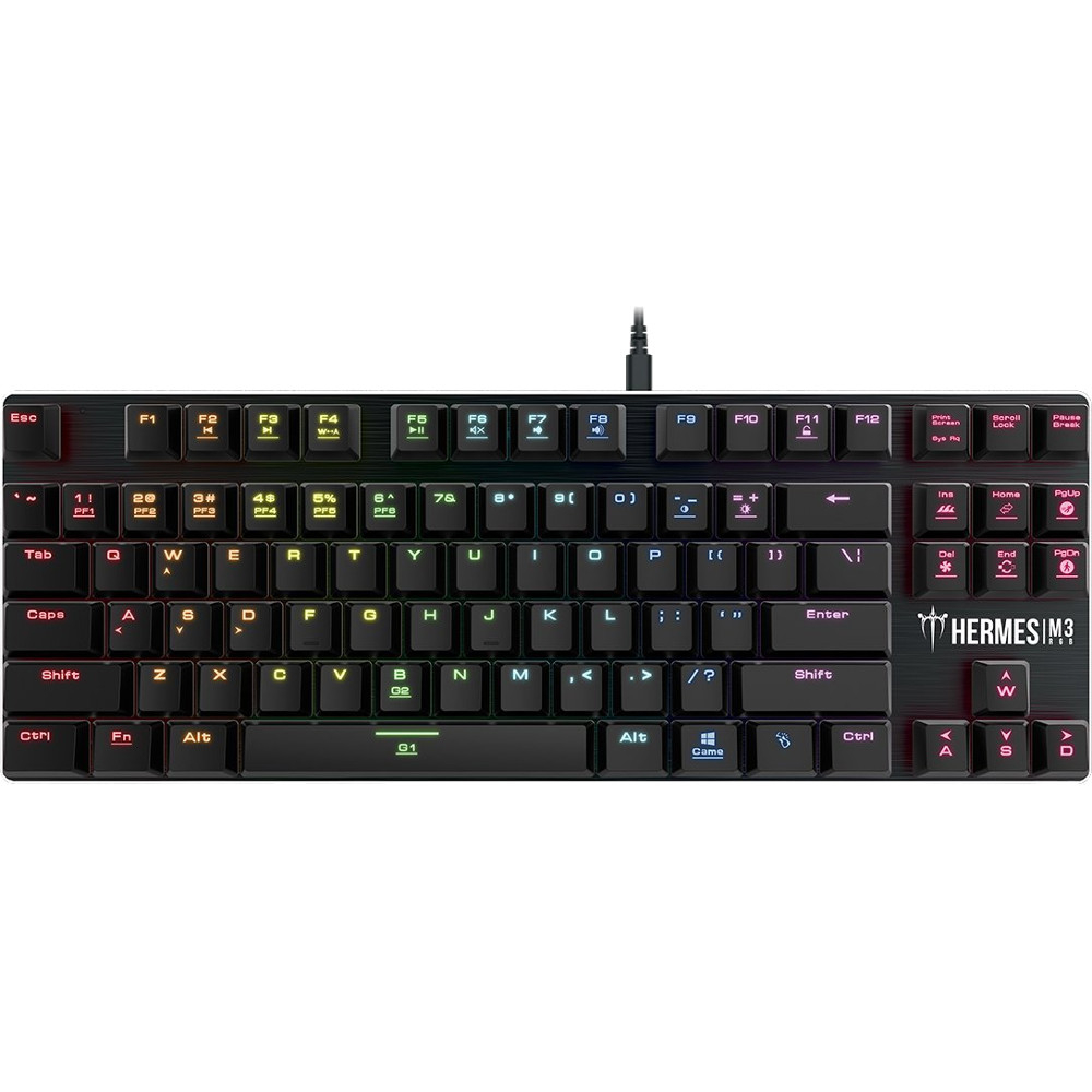 Tastatura gaming mecanica Gamdias Hermes M3 RGB