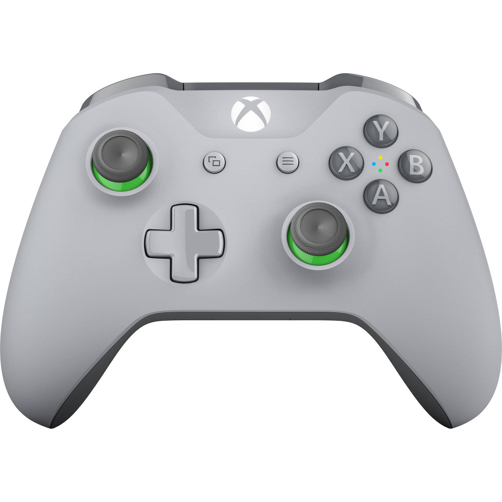 Controller Wireless Microsoft Xbox One S, Gri/Verde