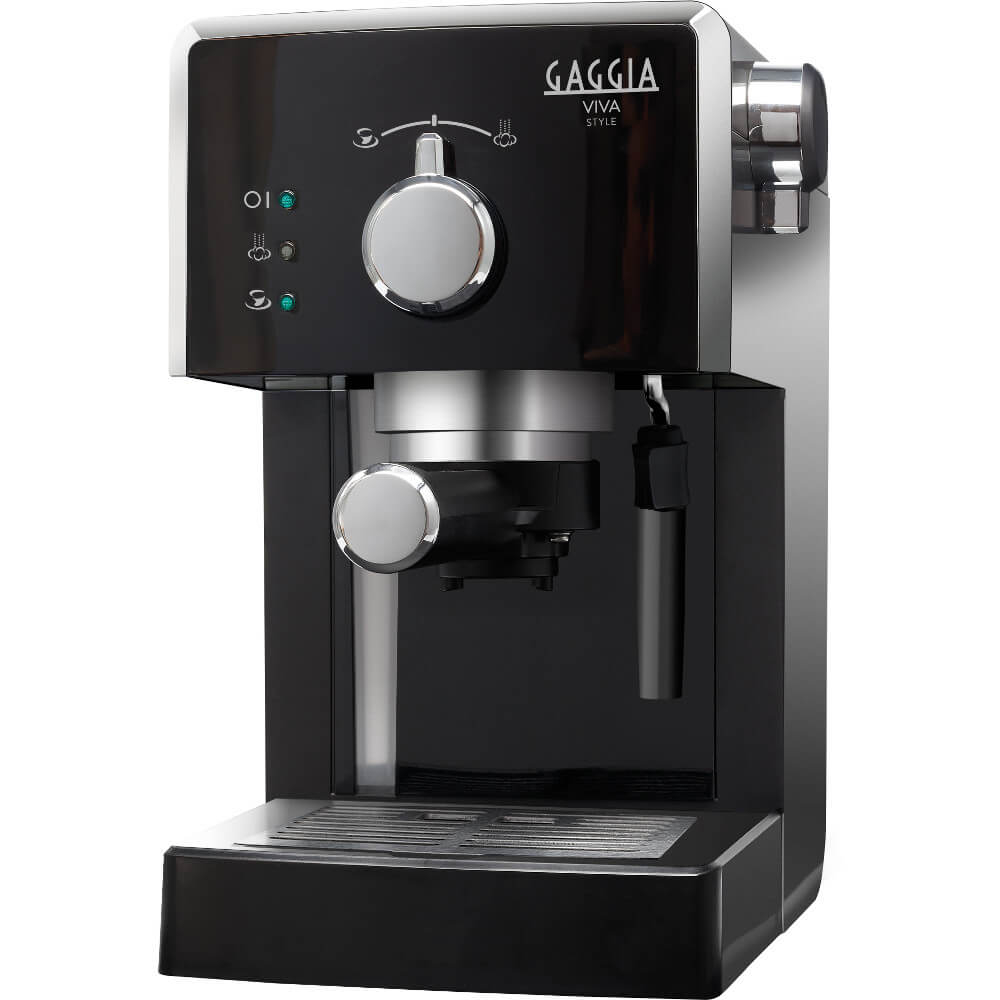 Espressor manual Gaggia Viva Style, 950 W, 1 L, 15 bar, Negru