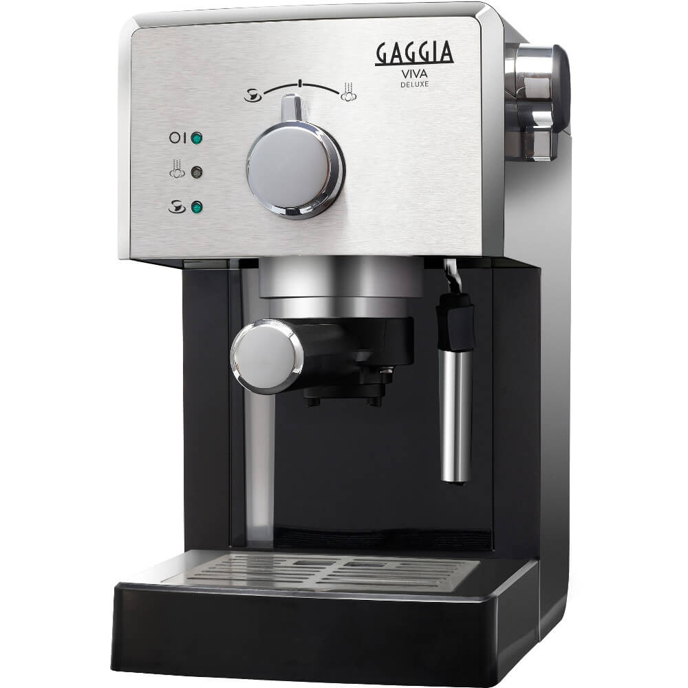 Espressor manual Gaggia Viva Deluxe, 1025 W, 1 L, 15 bar, Argintiu