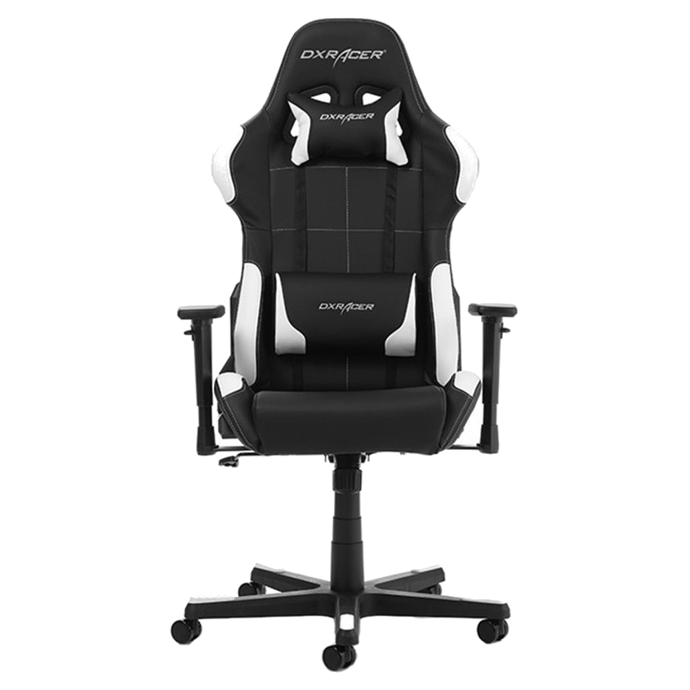 Scaun gaming DXRacer Formula GC-F99, Negru/Alb