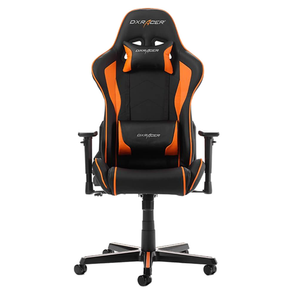 Scaun gaming DXRacer Formula F08-NO, Negru/Portocaliu