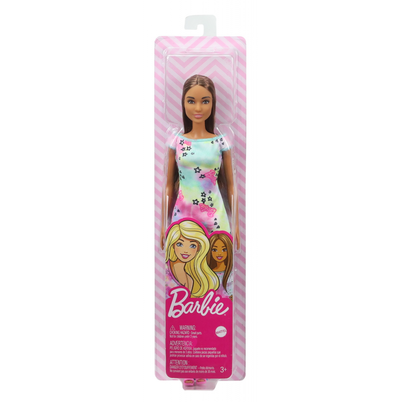 Papusa Barbie Satena, cu tinuta inflorata