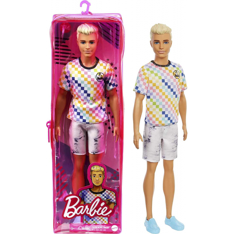 Papusa Barbie Fashionistas, Ken cu tinuta lejera de vara