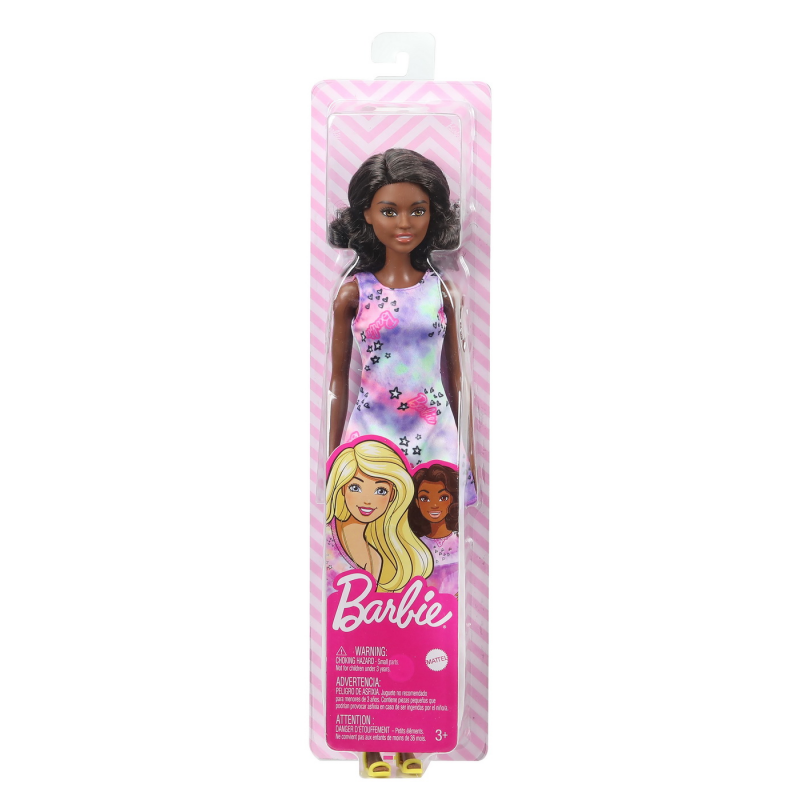 Papusa Barbie cu rochita colorata