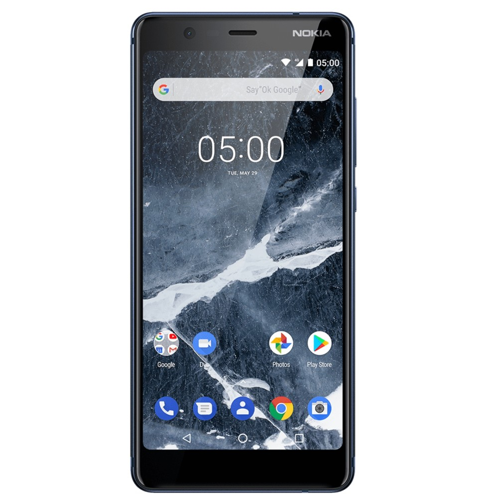 Telefon mobil Nokia 5.1 2018, 16GB, Dual SIM, Tempered Blue