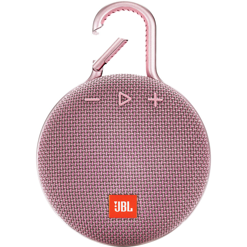 Boxa portabila JBL Clip 3, Bluetooth, Roz