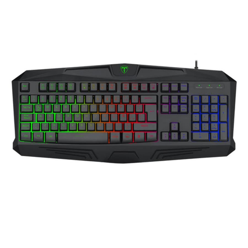 Tastatura gaming T-DAGGER Tanker Rainbow Black