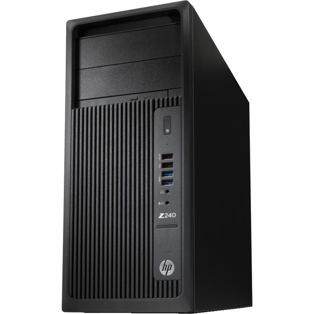 Sistem Desktop PC HP Workstation Z240, Intel&#174; Core&trade; i7-7700, 16GB DDR4, HDD 1TB + SSD 256GB, nVIDIA Quadro P2000 5GB, Windows 10 Pro