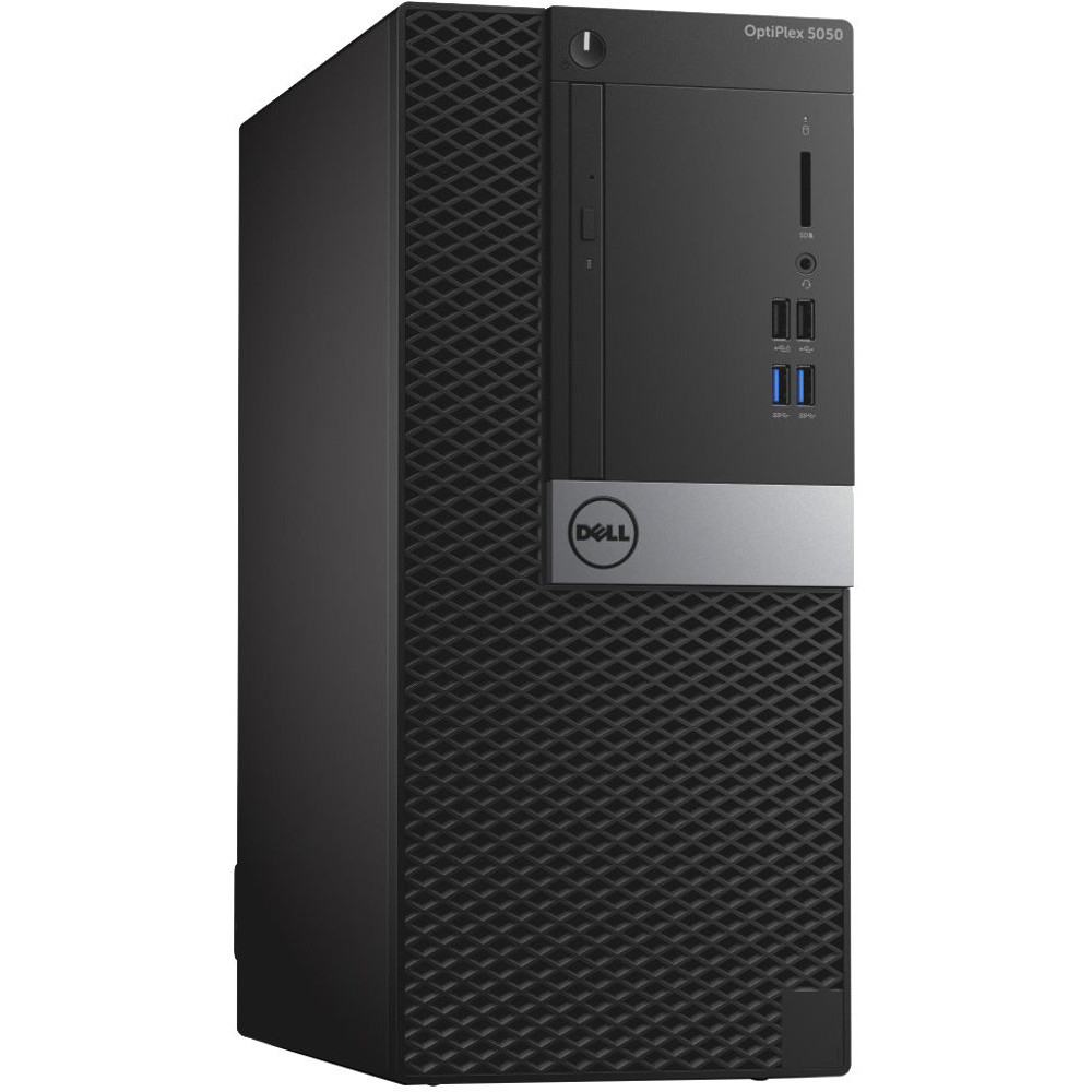 Sistem Desktop PC Dell OptiPlex 5060 MT, Intel Core i5-8500, 16GB DDR4, SSD 256GB, Intel UHD Graphics, Windows 10 Pro