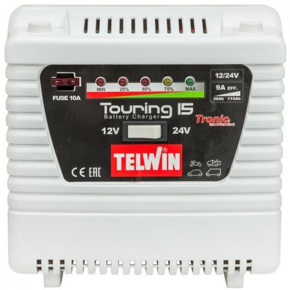 Incarcator acumulator Telwin Touring 15, 12/24V, 9A