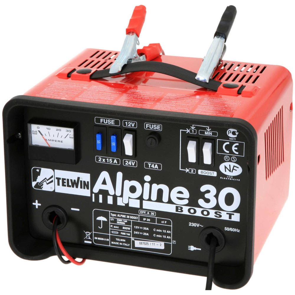 Incarcator acumulator Telwin Alpine 30 Boost, 12/24V, 20A