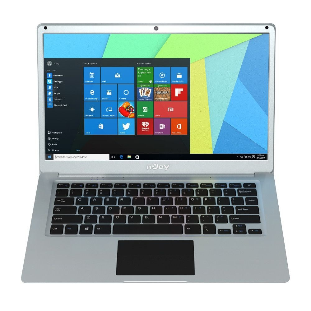 Laptop nJoy Ediam, Intel® Celeron® N4000, 4GB DDR3, eMMC 32GB, Intel® HD Graphics, Windows 10 Home