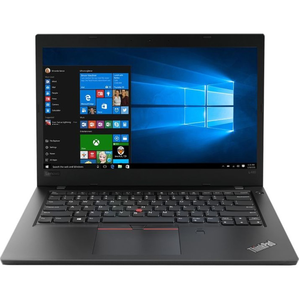 Laptop Lenovo ThinkPad L480, Intel® Core™ i5-8250U, 8GB DDR4, SSD 256GB, Intel® HD Graphics, Windows 10 Pro