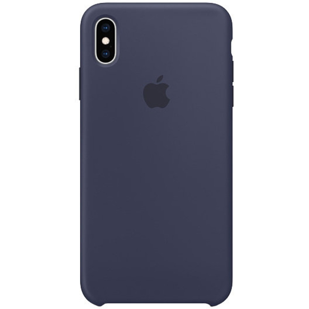 Carcasa de protectie Apple MRWG2ZM/A Silicone pentru iPhone Xs Max, Albastru